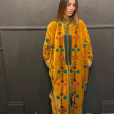 Suzani Velvet Jacket Long - Diamond (Style 1 )