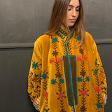 Suzani Velvet Jacket Long - Diamond (Style 1 )
