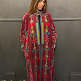 Suzani Velvet Jacket Long - Diamond (Style 1 )