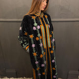 Suzani Velvet Jacket Long - Diamond (Style 1 )