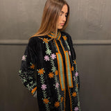 Suzani Velvet Jacket Long - Diamond (Style 1 )