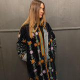 Suzani Velvet Jacket Long - Diamond (Style 1 )