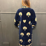 Suzani Velvet Jacket Long - Heart Border (Style 2 )