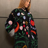 Suzani Velvet Jacket Long - (Style 3)