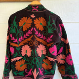 Suzani Velvet Jacket Short - (Style 11)