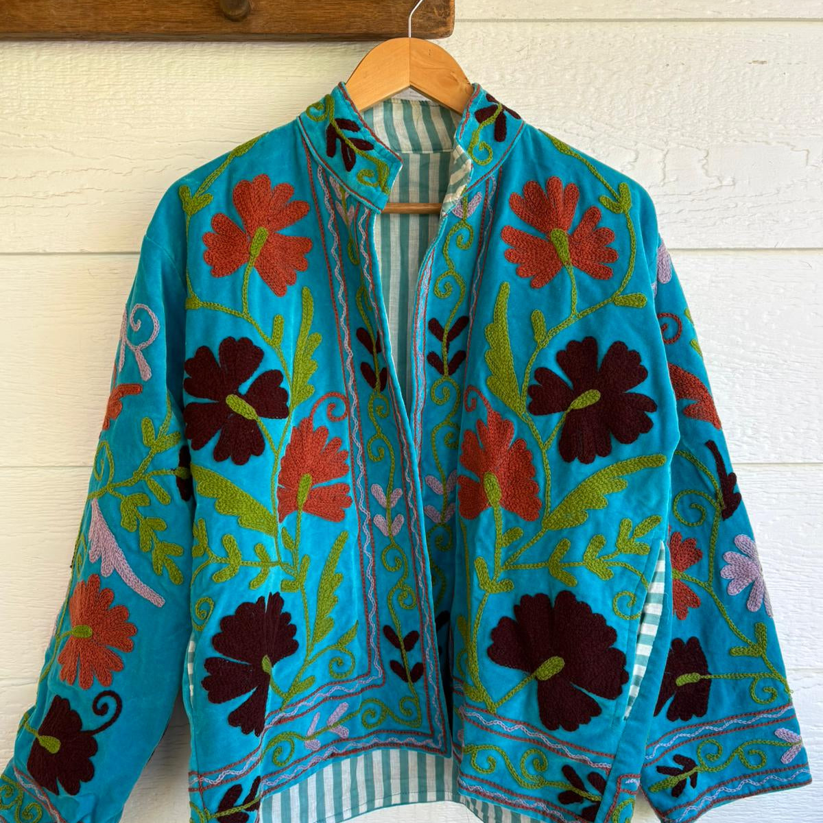 Suzani Velvet Jacket Short - (Style 11)