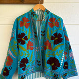 Suzani Velvet Jacket Short - (Style 11)