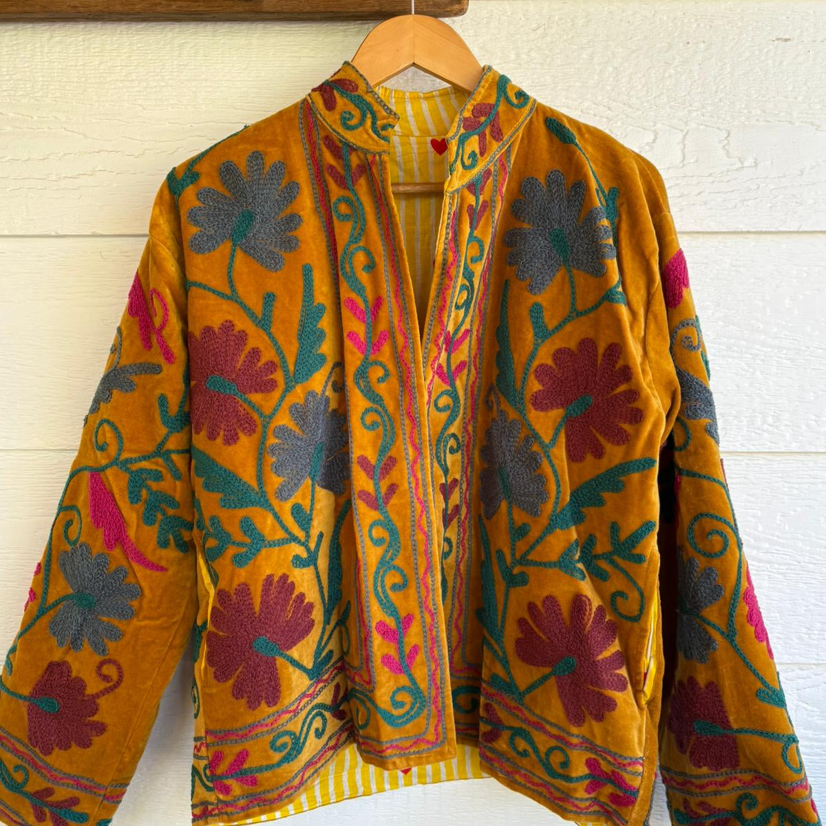 Suzani Velvet Jacket Short - (Style 11)