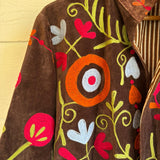 Suzani Velvet Jacket Short - Style 13