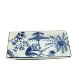 Ceramic trinket dish - Singe ombrelle blu