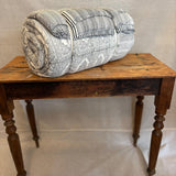Cotton Block Print Quilt Mughal Grey