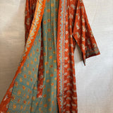 Vintage Sari Reversible Robe 4