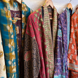 Vintage Sari Reversible Robe 4