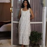 ROSE LACE STRAP ORGANIC COTTON NIGHTIE