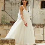 Tutu Slip Dress Long Warm White- Cream - Gaudy & Prim