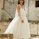 Tutu Slip Dress Long Warm White- Cream - Gaudy & Prim