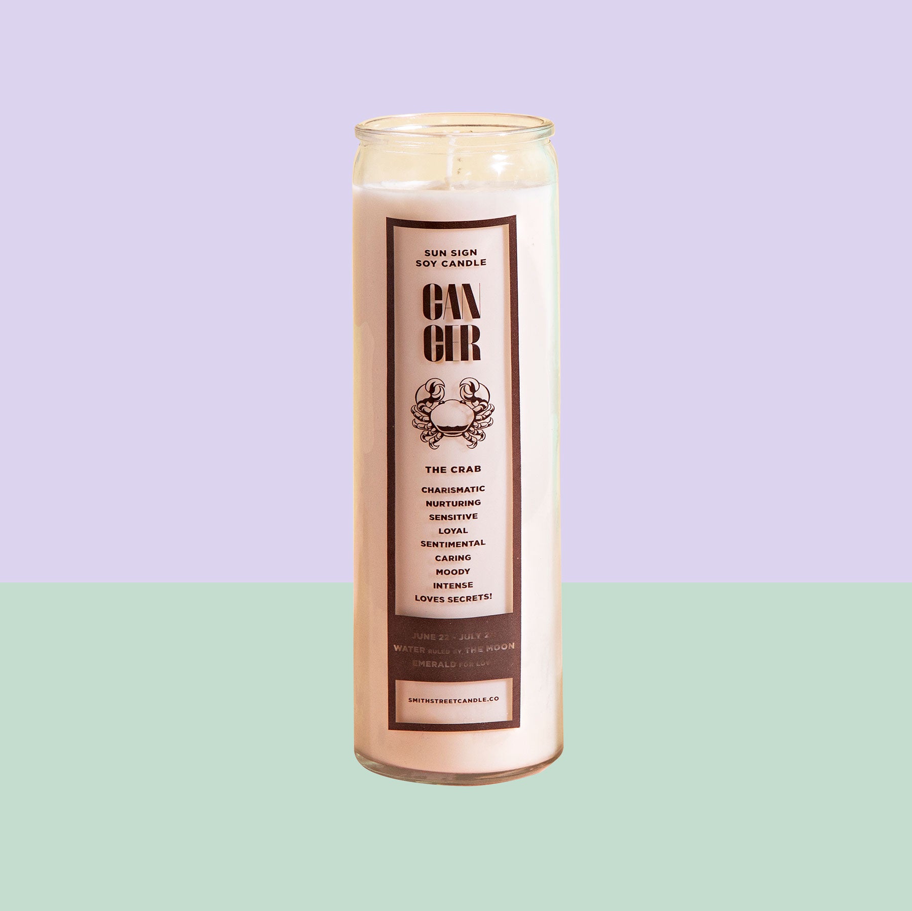 Zodiac Candle - Cancer - Gaudy & Prim