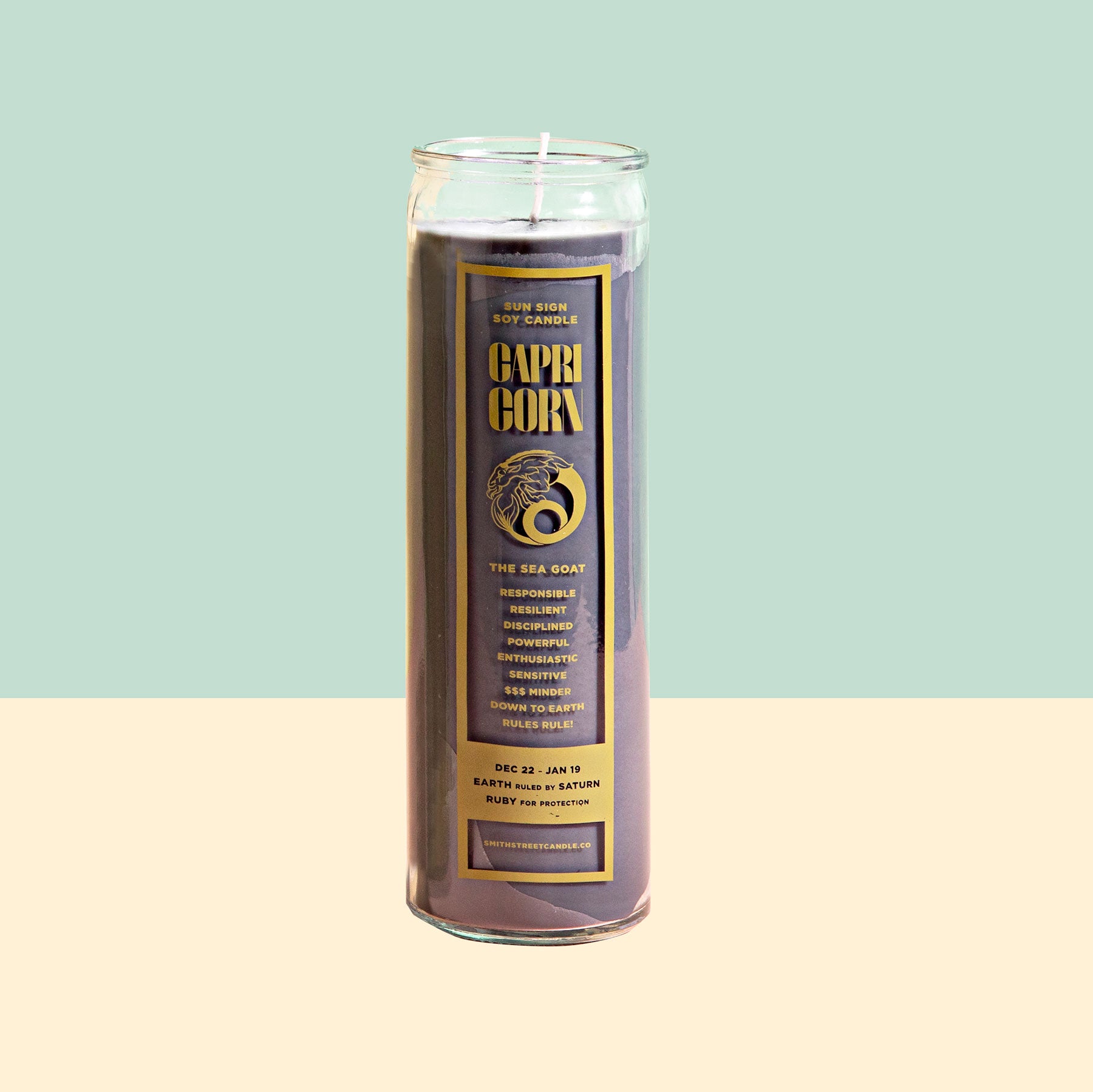 Zodiac Candle - Capricorn - Gaudy & Prim