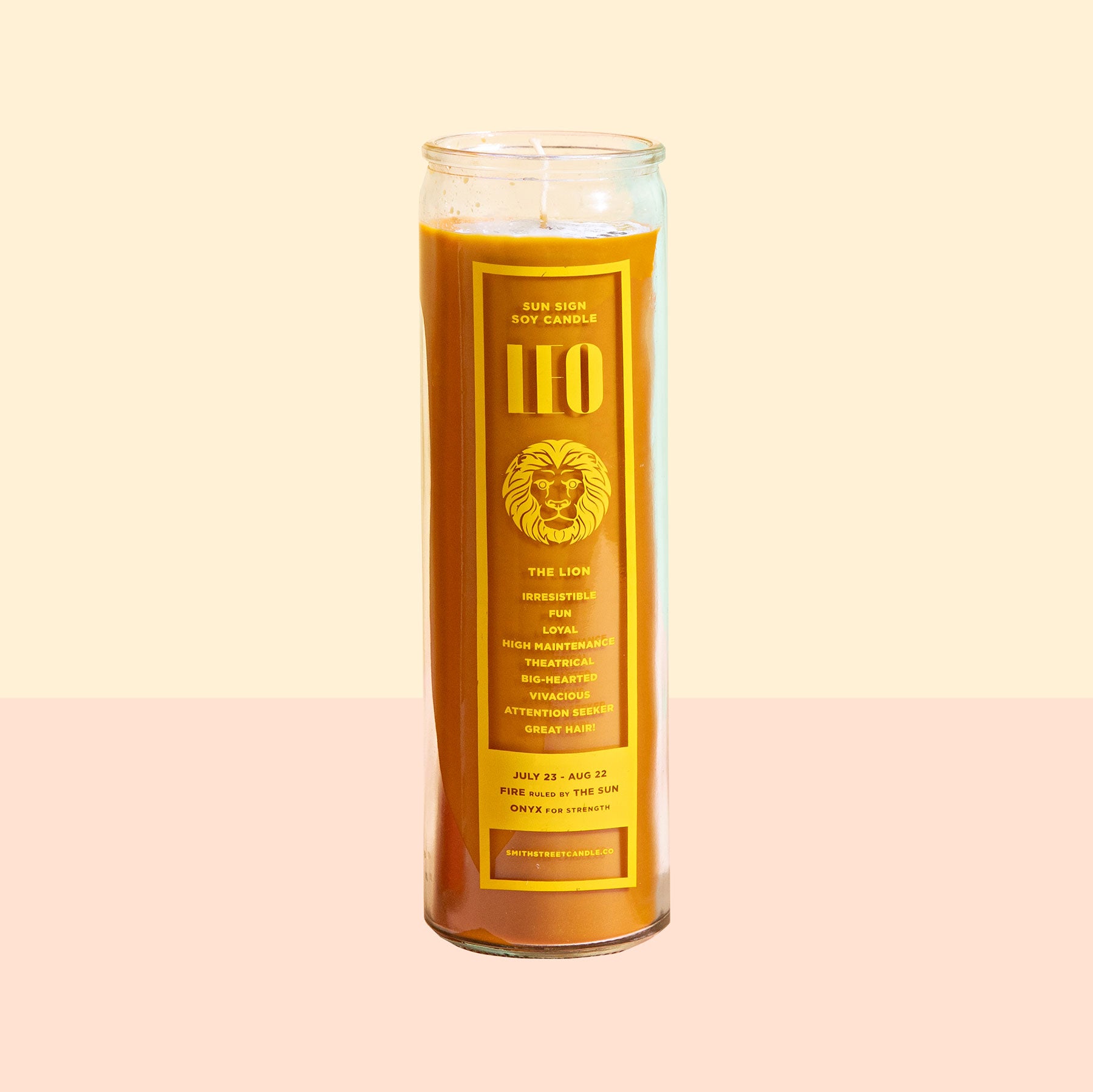 Zodiac Candle - Leo - Gaudy & Prim