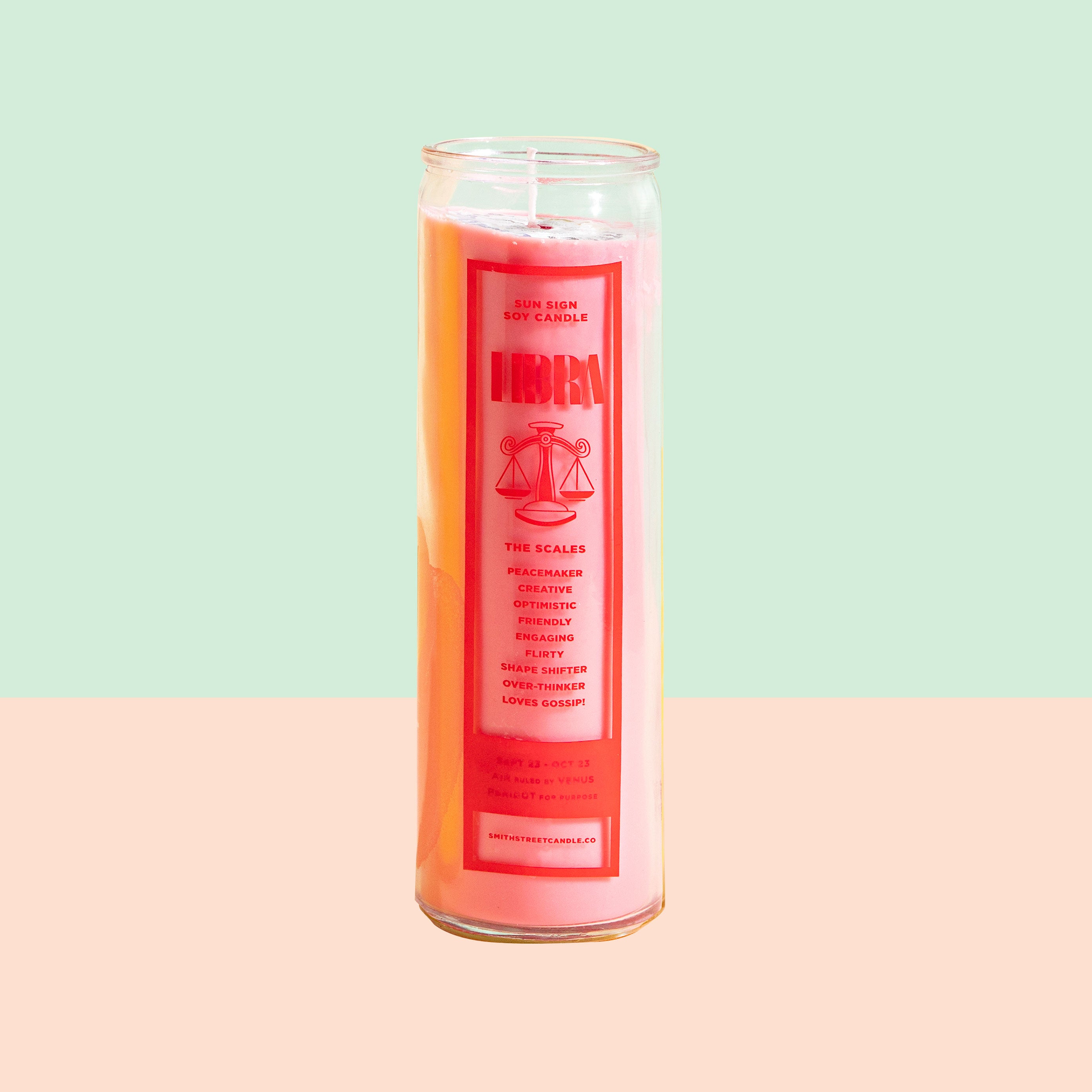Zodiac Candle - Libra - Gaudy & Prim