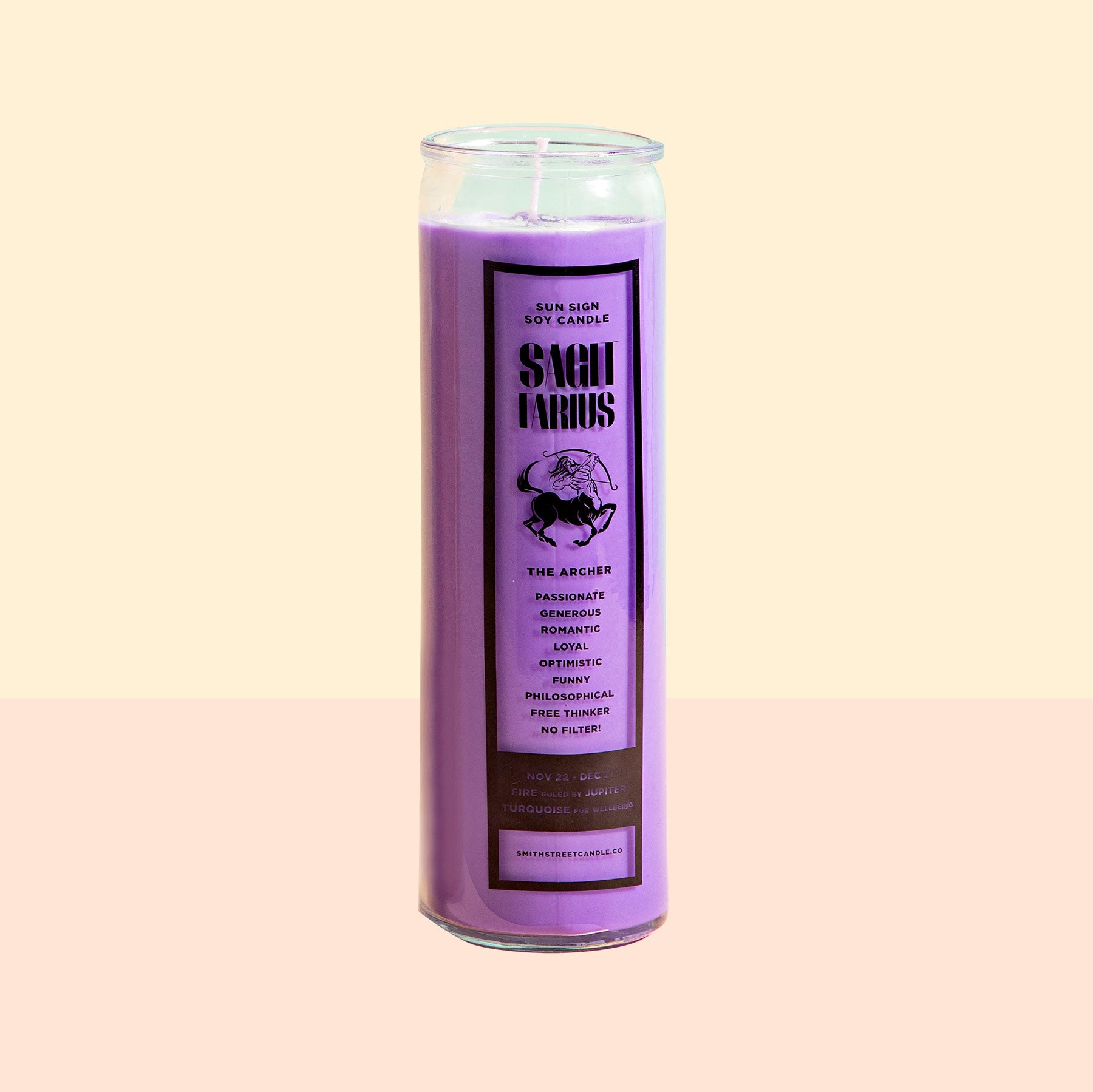 Zodiac Candle - Sagittarius - Gaudy & Prim