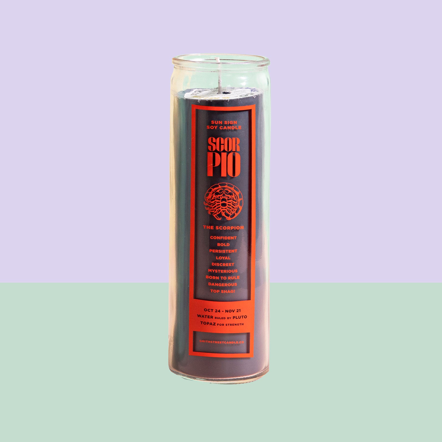 Zodiac Candle - Scorpio - Gaudy & Prim