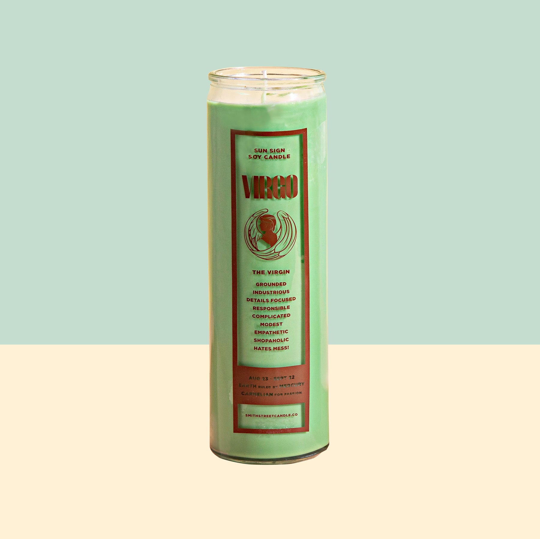 Zodiac Candle - Virgo - Gaudy & Prim