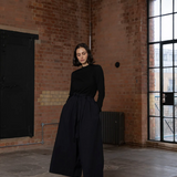 Harriet Trousers - Cotton Poplin - Black