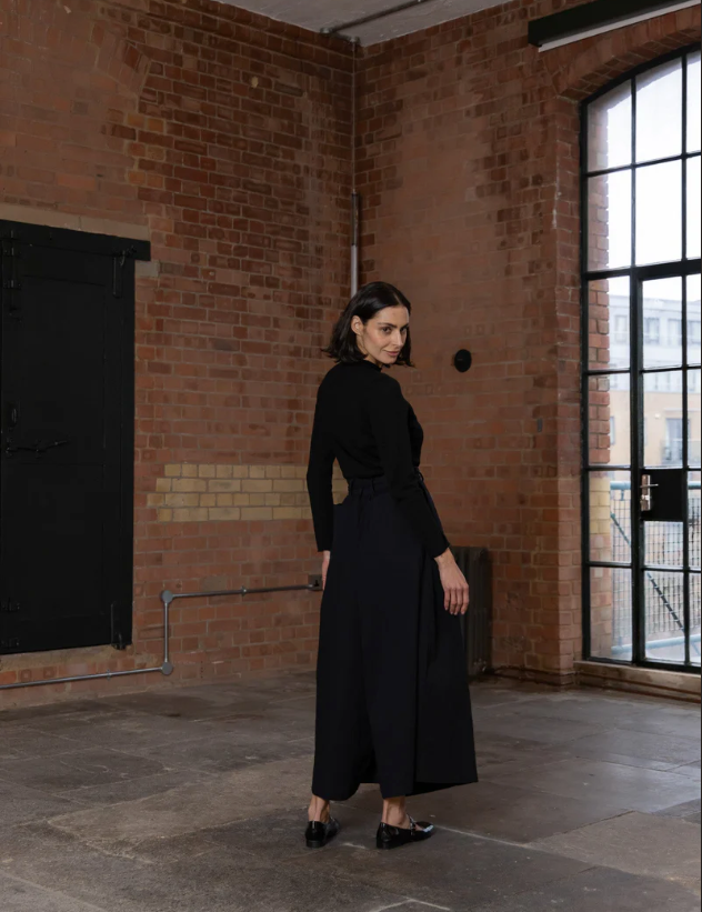Harriet Trousers - Cotton Poplin - Black
