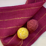 Loom Face Washers 2 PK Pink Stripe/Pink Marigold Stripe