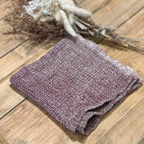 Audrey Wash Cloth - Burgundy