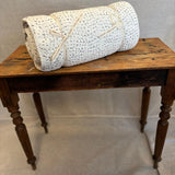 Gaudy & Prim Cotton Kantha Black Cross Stitch Quilt Queen Size
