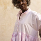 Edith Dress Pink - Cotton Poplin