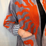 Suzani Velvet Jacket Short - Sun