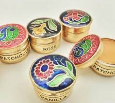Solid Perfume in Brass Pot - Gaudy & Prim