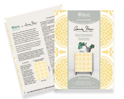 Annie Sloan RHS Decoupage Paper - Formal Rome - Gaudy & Prim