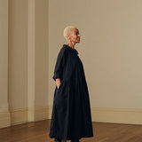 Isaline - Cotton Poplin Black