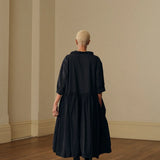 Isaline - Cotton Poplin Black