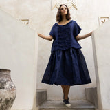 Jua Top Indigo - Linen