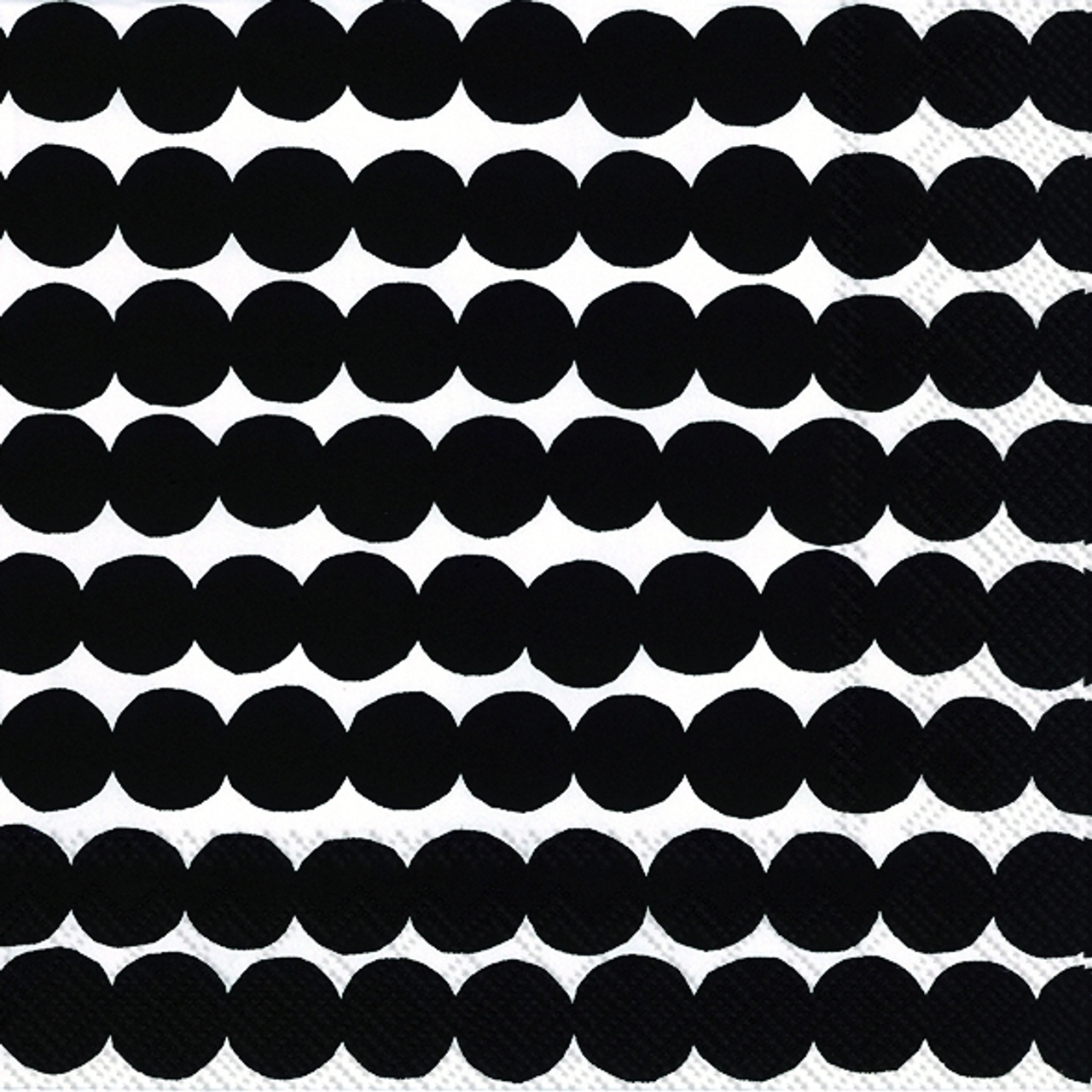 Marimekko Rasymatto Paper Napkins- Black - Gaudy & Prim