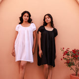 Forget Me Not Mini Organic Cotton Nightie - Ebony