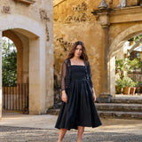 Tulsi Jacket Cotton Mesh - Black