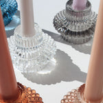 Aida Taper and Tea Light Candle Holder - Gaudy & Prim