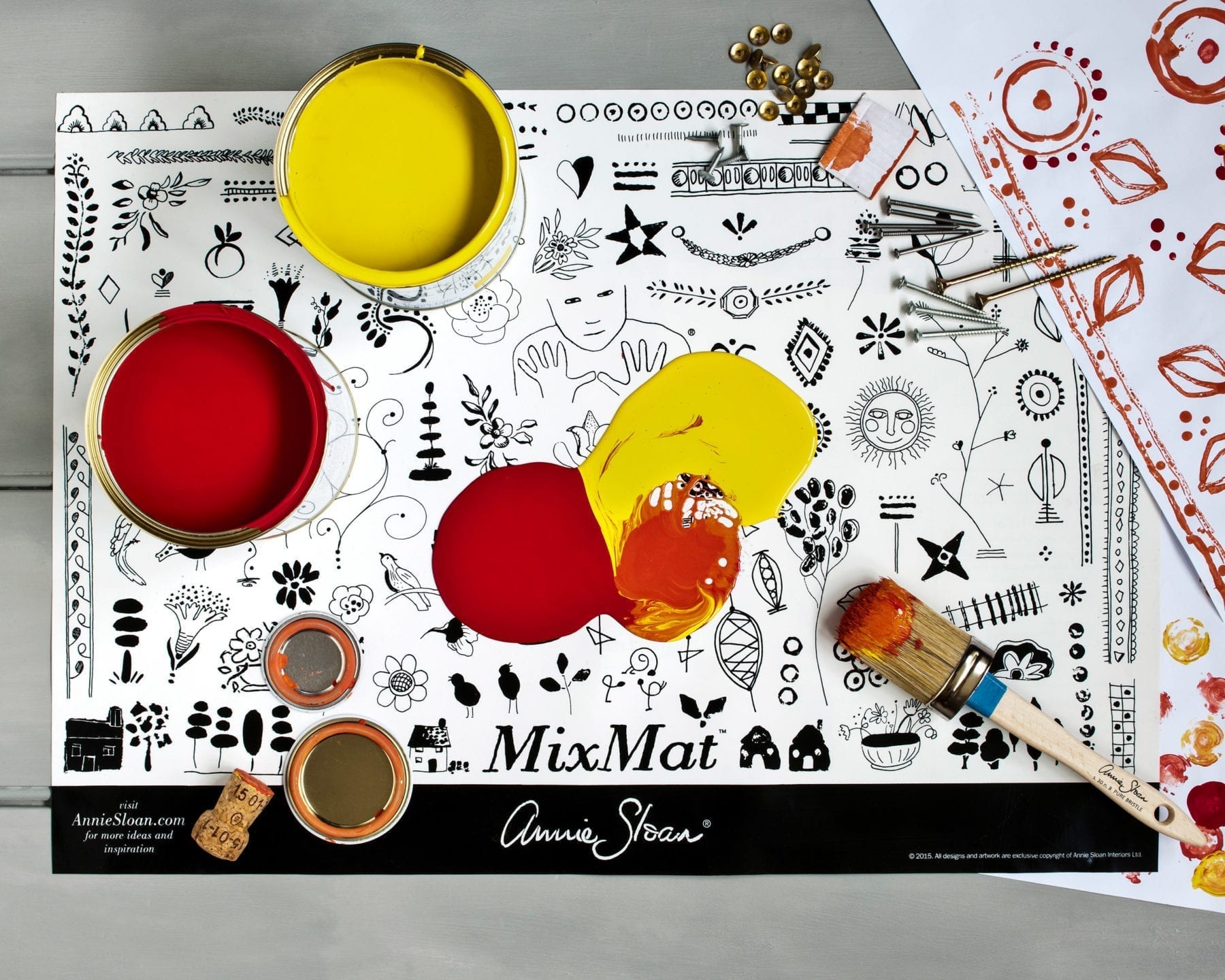 Mix mat - Annie Sloan - Gaudy & Prim