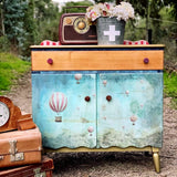Balloons Decoupage papers - Gaudy & Prim