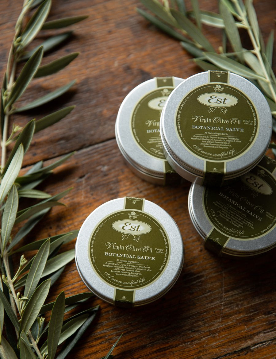 Virgin Olive Oil Botanical Salve - Est Australia - Gaudy & Prim