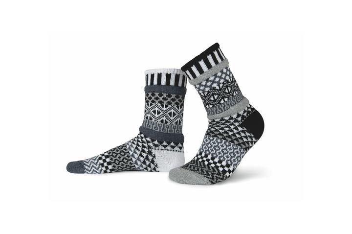 Solmate Midnight Crew Socks - Gaudy & Prim