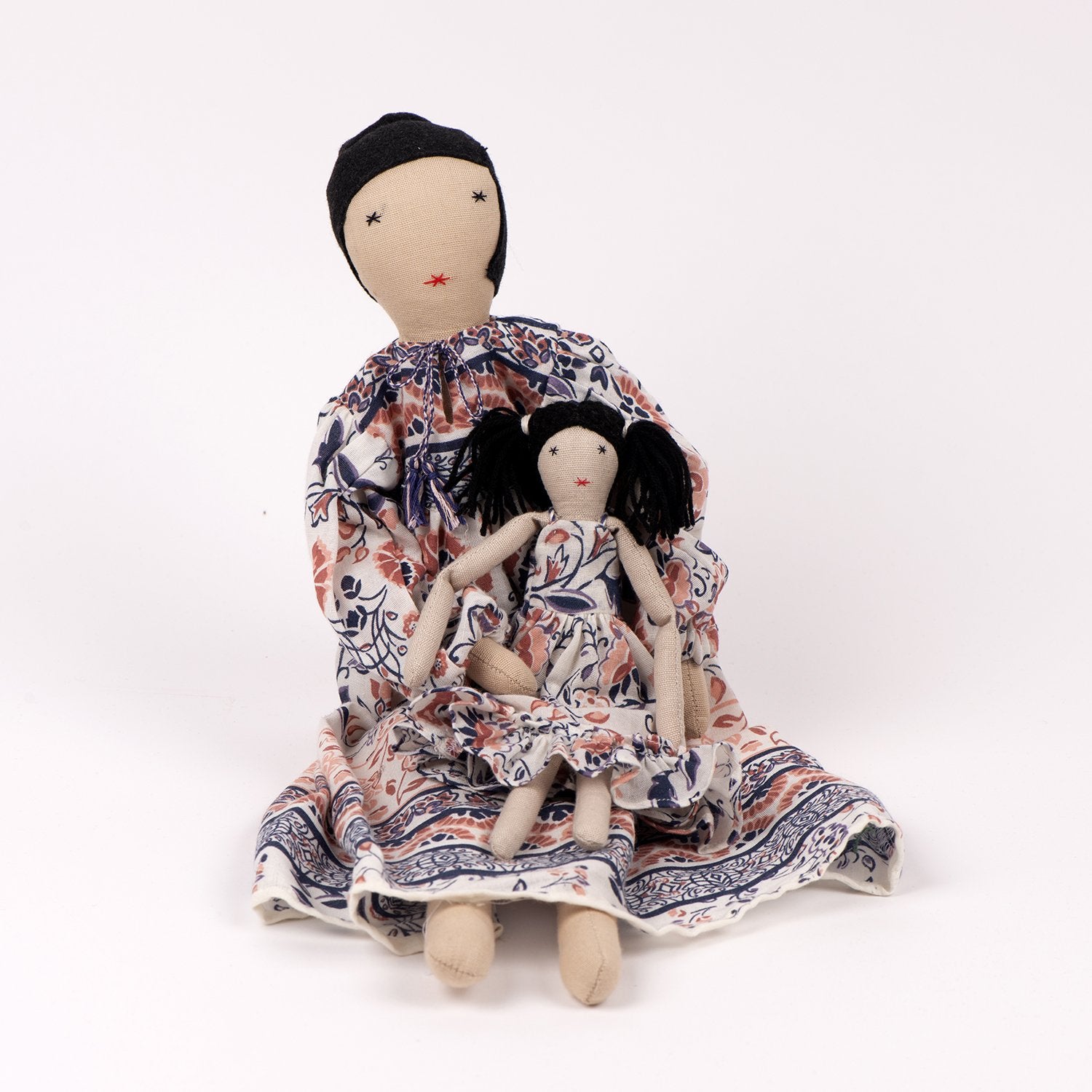 DIYA-Mum and Mini Silaiwali Doll - Gaudy & Prim