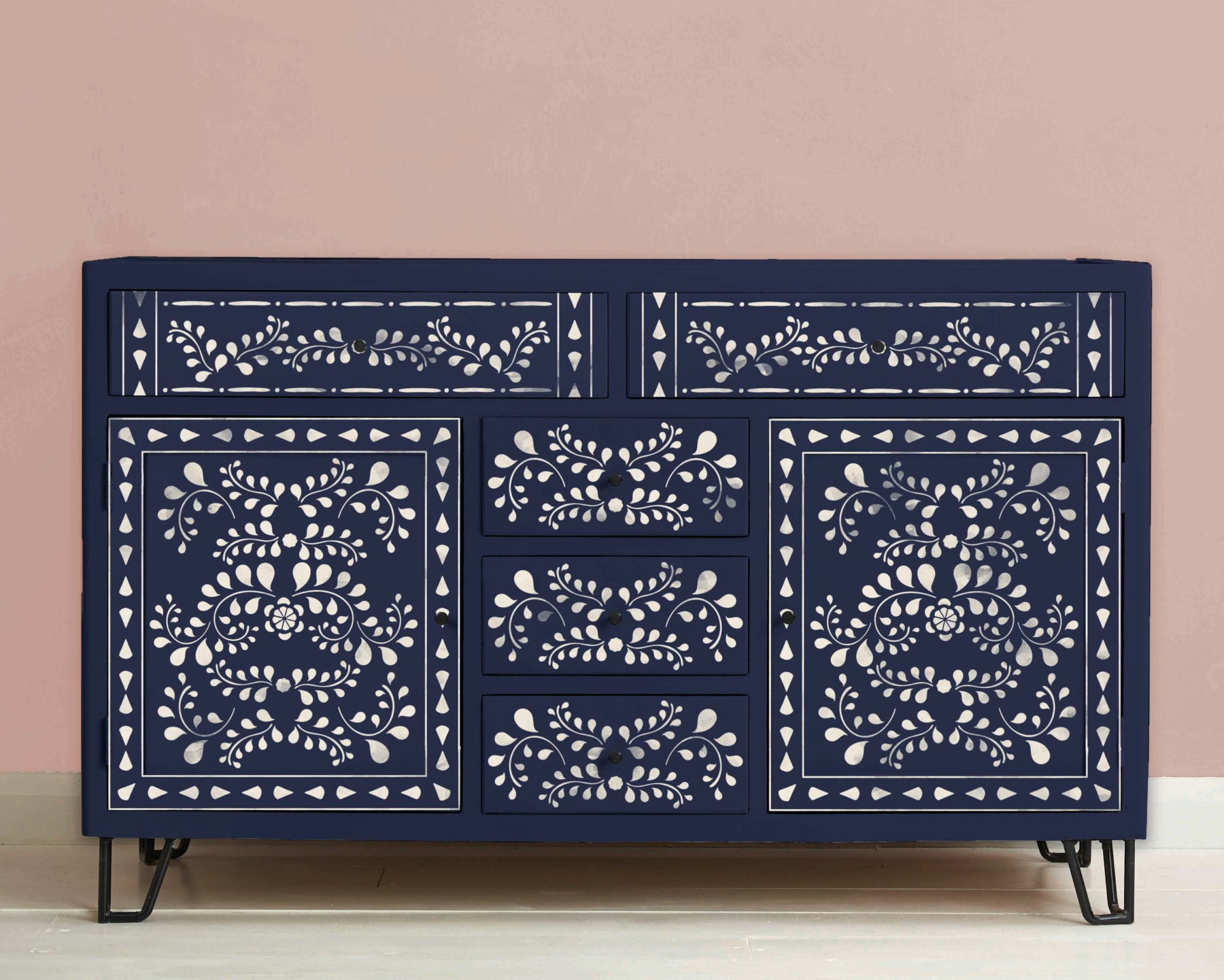 Annie Sloan Faux Bone Inlay  Stencil New! - Gaudy & Prim