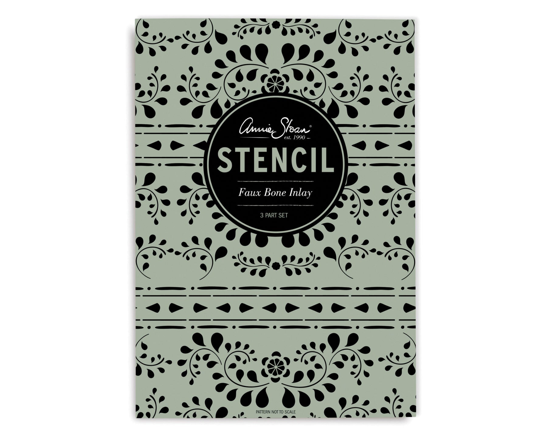 Annie Sloan Faux Bone Inlay  Stencil New! - Gaudy & Prim